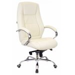 Кресло руководителя Everprof Kron M Экокожа Бежевый | Интернет магазин мебели и декора LifeDekor