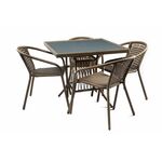 Комплект мебели из ротанга SHADO Виктория бронза серый | Интернет магазин мебели и декора LifeDekor