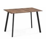 Стол деревянный Ремли 110х67х76 дуб галифакс табак / черный | Интернет магазин мебели и декора LifeDekor