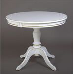 Стол "Эгина-2" (Белый/патина золото) | Интернет магазин мебели и декора LifeDekor