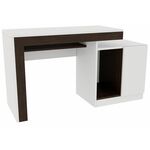 Компьютерный стол Модена белый / венге | Интернет магазин мебели и декора LifeDekor