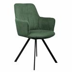 Стул Grant зелёный шенил на поворотном механизме | Интернет магазин мебели и декора LifeDekor