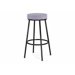 Барный стул Сансанви тедди 941 / черный глянец | Интернет магазин мебели и декора LifeDekor