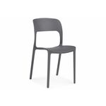 Пластиковый стул Эгри серый | Интернет магазин мебели и декора LifeDekor