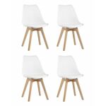 Стул FRANKFURT белый 4 шт. | Интернет магазин мебели и декора LifeDekor