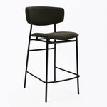 Дизайнерский полубарный стул Marko графит, черный металл | Интернет магазин мебели и декора LifeDekor