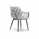 Стул на металлокаркасе Remo light gray | Интернет магазин мебели и декора LifeDekor