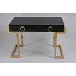 Стол-консоль Атлас МС9002-120В, 120х60х78 см, черный глянцевый | Интернет магазин мебели и декора LifeDekor