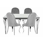 Обеденная группа Арлетта white / gray | Интернет магазин мебели и декора LifeDekor