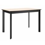 Стол DikLine LK110 Керамика Krater Perla (бежевый матовый) /подстолье черное/опоры черные | Интернет магазин мебели и декора LifeDekor