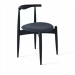 Стул Noble графит, опора опора береза черная | Интернет магазин мебели и декора LifeDekor