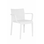 Стул Turn, белый пластик с подлокотниками | Интернет магазин мебели и декора LifeDekor