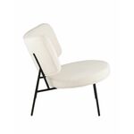 Кресло District Lounge букле белый | Интернет магазин мебели и декора LifeDekor