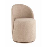 Пуф Loreen вращающийся букле капучино | Интернет магазин мебели и декора LifeDekor