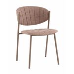 Стул Харпер ткань рогожка капучино каркас бежево-серый матовый | Интернет магазин мебели и декора LifeDekor