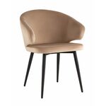 Стул с подлокотниками Codo велюр капучино | Интернет магазин мебели и декора LifeDekor