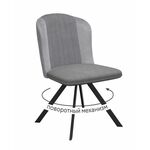 Стул DikLine 299 поворотный NS10 GREY/C50 светло-серый, ножки черные | Интернет магазин мебели и декора LifeDekor