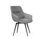 Стул Jordan поворотный 360 градусов, рогожка Wellton 994 | Интернет магазин мебели и декора LifeDekor