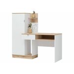 Компьютерный стол Джидда 1500 белый / дуб делано | Интернет магазин мебели и декора LifeDekor