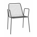 Стул с подлокотниками Дели металл черный | Интернет магазин мебели и декора LifeDekor