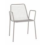 Стул с подлокотниками Дели металл серый | Интернет магазин мебели и декора LifeDekor