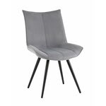 Стул вращающийся Робб велюр серый | Интернет магазин мебели и декора LifeDekor