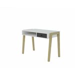 Стол письменный STORY, Белый шёлк | Интернет магазин мебели и декора LifeDekor