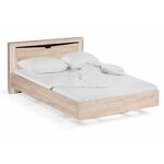 Кровать Магантия 140х200 сПМ парящая дуб баррик | Интернет магазин мебели и декора LifeDekor