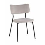 Стул Амелия велюр светло-серый | Интернет магазин мебели и декора LifeDekor