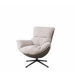 Кресло HUG латте, экокожа, шенилл | Интернет магазин мебели и декора LifeDekor