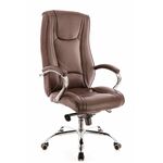 Кресло руководителя Everprof King M Кожаное Коричневый | Интернет магазин мебели и декора LifeDekor