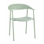 Стул Eila с подушкой пластик зеленый | Интернет магазин мебели и декора LifeDekor