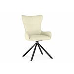 Стул на металлокаркасе Chicago cream / black | Интернет магазин мебели и декора LifeDekor
