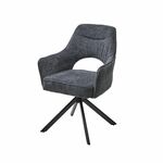 Стул Muara, букле серый, поворотно-возвратный механизм | Интернет магазин мебели и декора LifeDekor