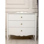 Комод "Версаль" 3 ящика (белый) | Интернет магазин мебели и декора LifeDekor
