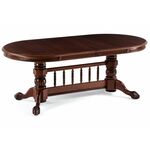 Стол деревянный Кантри орех с коричневой патиной | Интернет магазин мебели и декора LifeDekor