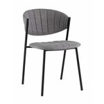 Стул Харпер ткань рогожка серый | Интернет магазин мебели и декора LifeDekor