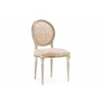 Стул деревянный Данте молочный / золотая патина | Интернет магазин мебели и декора LifeDekor