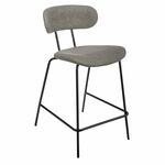 Стул полубарный Ant букле серый | Интернет магазин мебели и декора LifeDekor