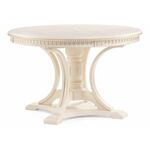 Стол деревянный Нозеан круглый бежевый / золото | Интернет магазин мебели и декора LifeDekor