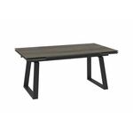 Cтол с керамическим покрытием Chelsy -180 (180+45+45)х98 / OAK VINTAGE PREMIUM CER/ЧЕРНЫЙ) | Интернет магазин мебели и декора LifeDekor