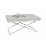 Стол трансформер Орфей 1, белый/серый | Интернет магазин мебели и декора LifeDekor