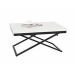 Стол трансформер Орфей 1, черный/белый | Интернет магазин мебели и декора LifeDekor
