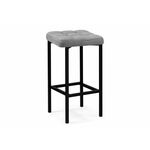 Барный стул Лофт ткань канди грей / черный матовый | Интернет магазин мебели и декора LifeDekor