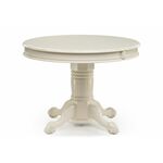 Стол деревянный Альфред круглый крем | Интернет магазин мебели и декора LifeDekor