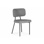 Стул на металлокаркасе Вакао антрацитовый brendy stone 28 / черный | Интернет магазин мебели и декора LifeDekor