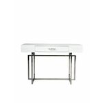 Стол-консоль Гарда-1 P-MJ-003, 120х40х76 см, белый/хром | Интернет магазин мебели и декора LifeDekor