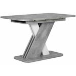 Стол Аврора цемент светлый / белый | Интернет магазин мебели и декора LifeDekor