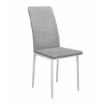 Стул DikLine 272 B22 GREY, ножки белые | Интернет магазин мебели и декора LifeDekor