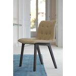 Стул KUGA 40.37 (ELM L008 WOODS/ TR518 песочный, экокожа) | Интернет магазин мебели и декора LifeDekor